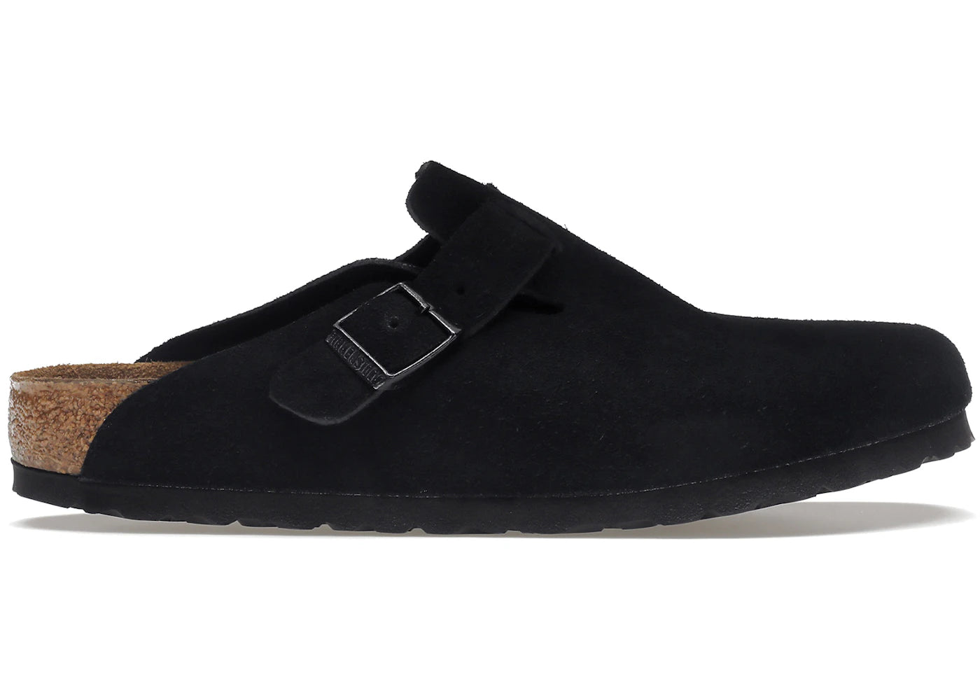 Birkenstock Boston Soft Footbed Suede Black - 0660471/0660473