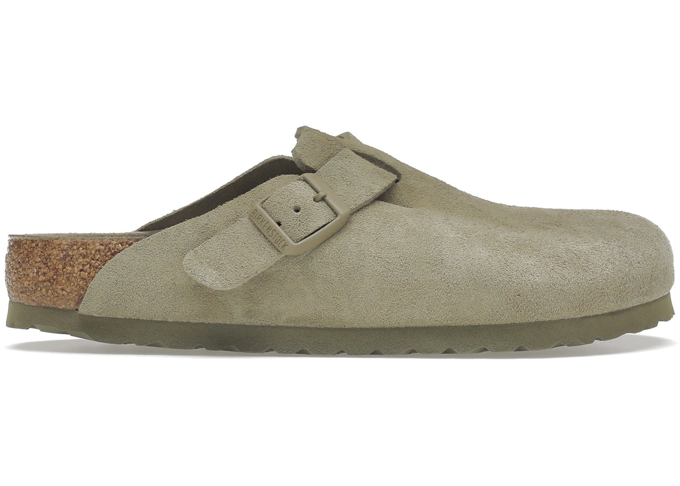 Boston Soft Footbed Suede Faded Khaki - 1019054/1019108