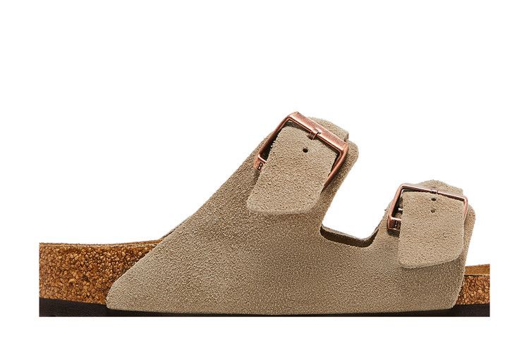 Birkenstock Arizona Soft Footbed Suede Taupe