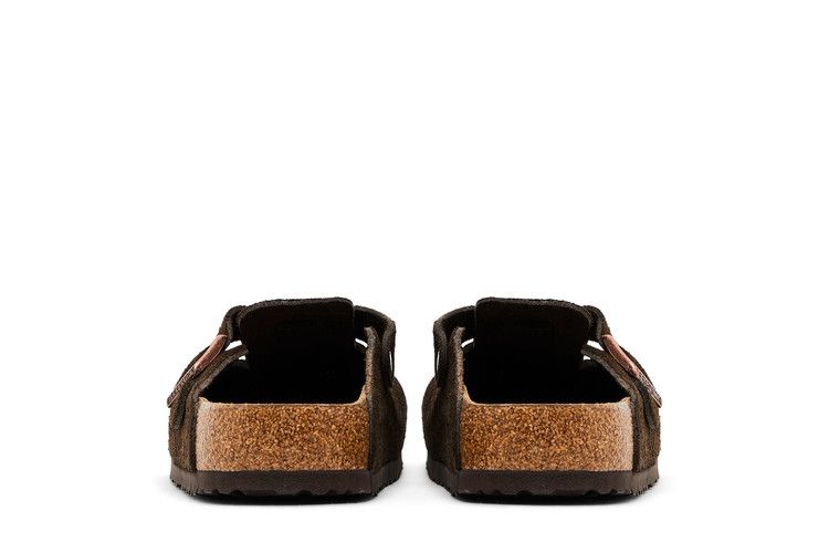 Birkenstock Boston Soft Footbed Suede  Mocha