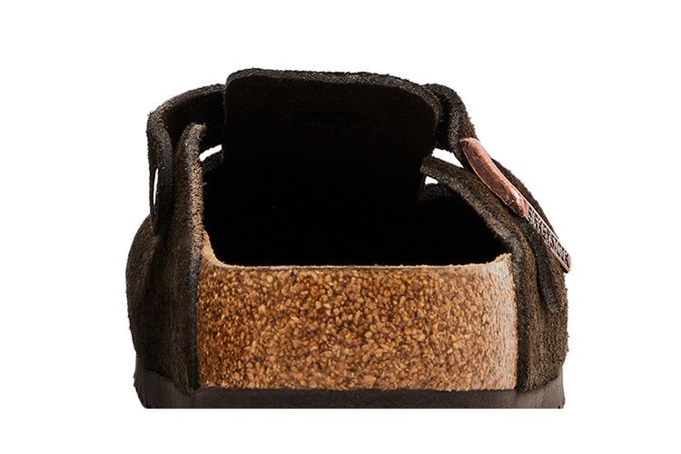 Birkenstock Boston Soft Footbed Suede  Mocha