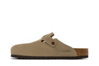 Birkenstock Boston Soft Footbed Suede Taupe
