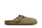 Birkenstock Boston Suede Faded Khaki