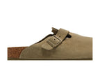 Birkenstock Boston Suede Faded Khaki