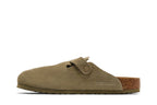 Birkenstock Boston Suede Faded Khaki