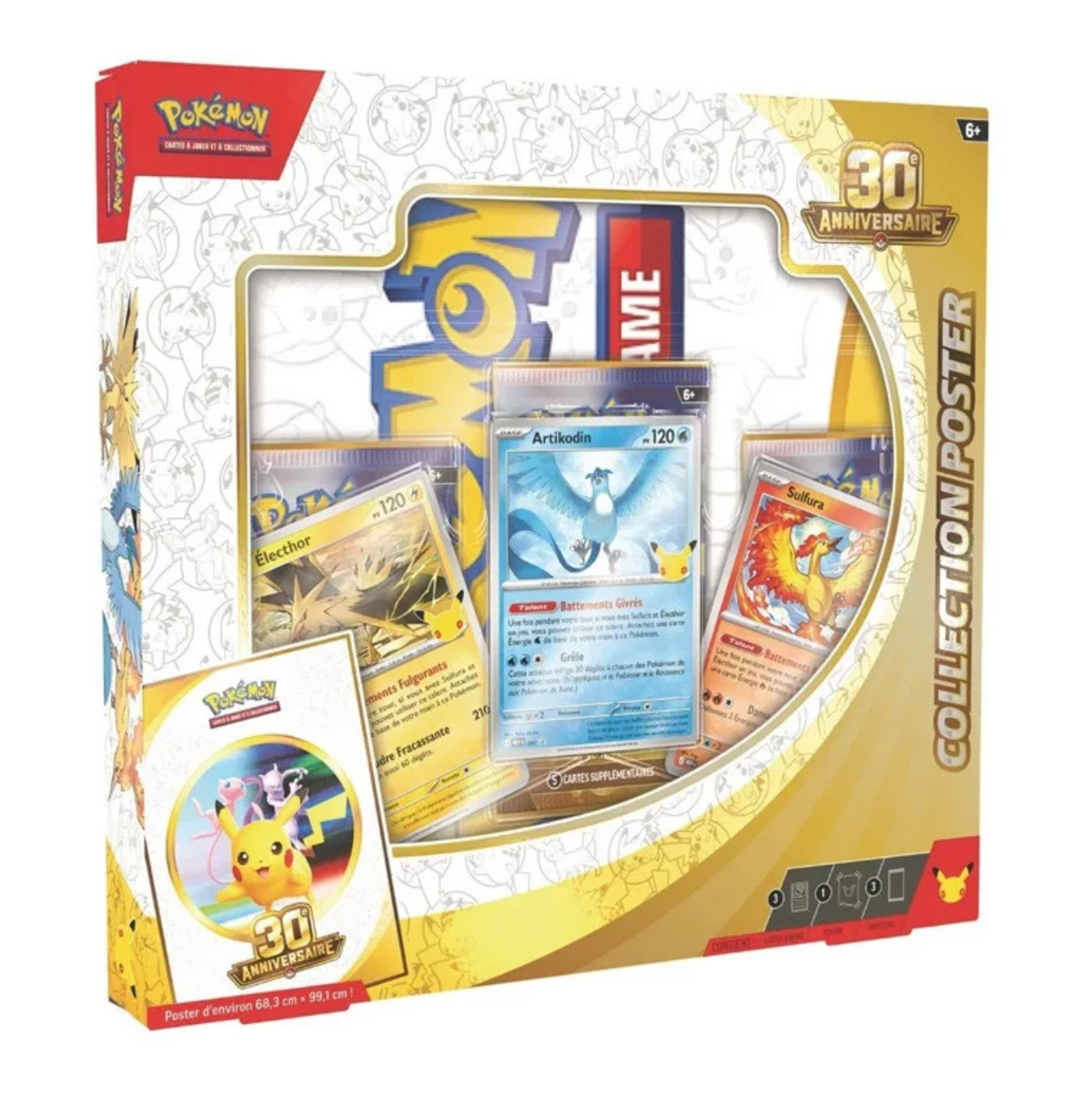 Coffret Poster – Pokémon 30 Ans- Édition Française