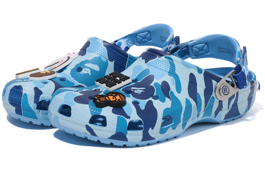 Crocs Classic Clog A Bathing Ape ABC Camo Blue - 209627-4TB