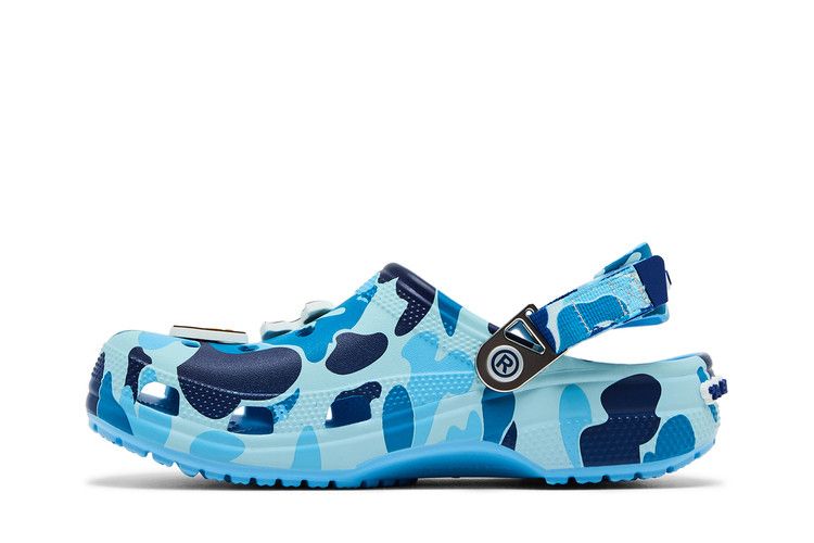 Crocs Classic Clog A Bathing Ape ABC Camo Blue