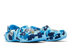 Crocs Classic Clog A Bathing Ape ABC Camo Blue