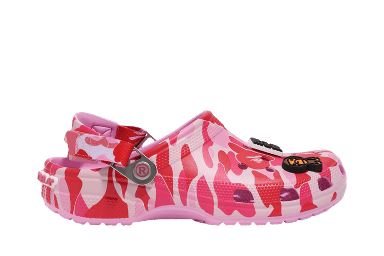 Crocs Classic Clog A Bathing Ape ABC Camo Pink