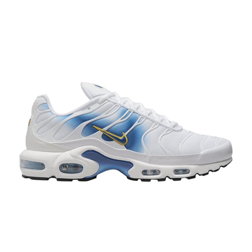 Nike Air Max Plus Spray Paint Swoosh White Blue - DX8962-100