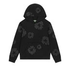 Denim Tears Cotton Wreath Hoodie Black Monochrome