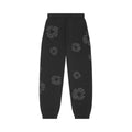 Denim Tears Cotton Wreath Sweatpants Black Monochrome