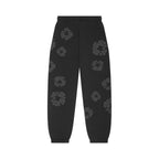 Denim Tears Cotton Wreath Sweatpants Black Monochrome