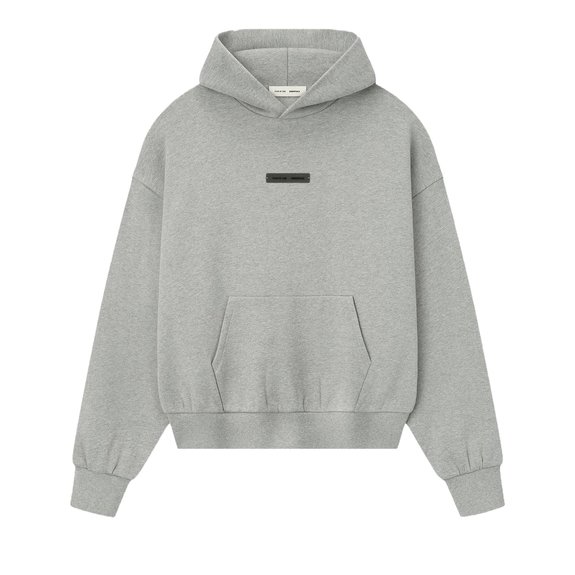 Fear Of God Fear of God Essentials Classic Fleece Hoodie Concrete Heather