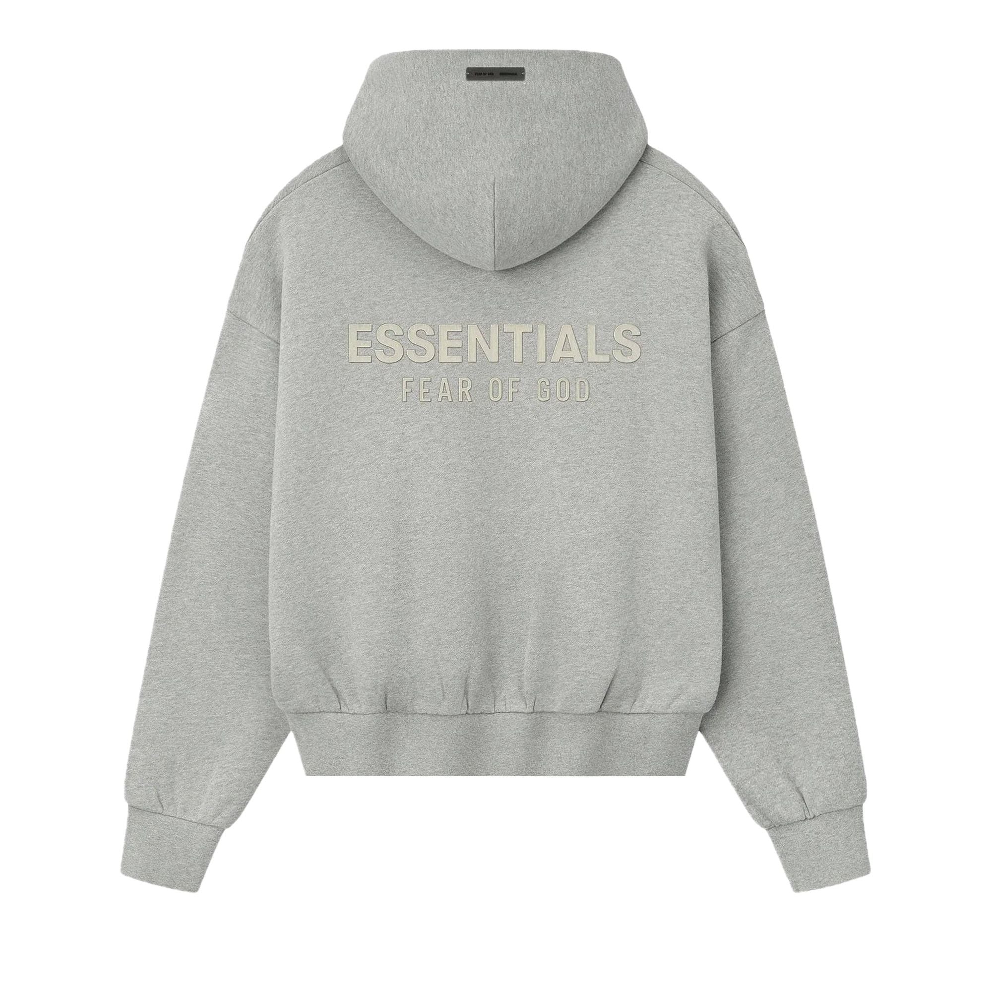 Fear Of God Fear of God Essentials Classic Fleece Hoodie Concrete Heather