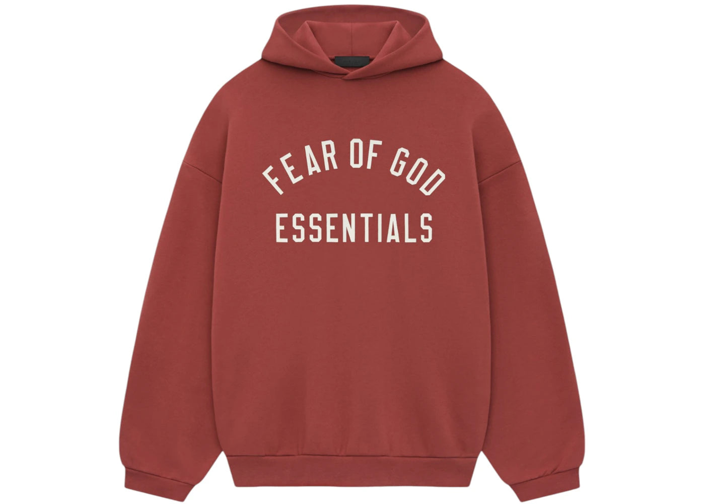 Fear Of God Fear of God Essentials Fleece Hoodie Crimson