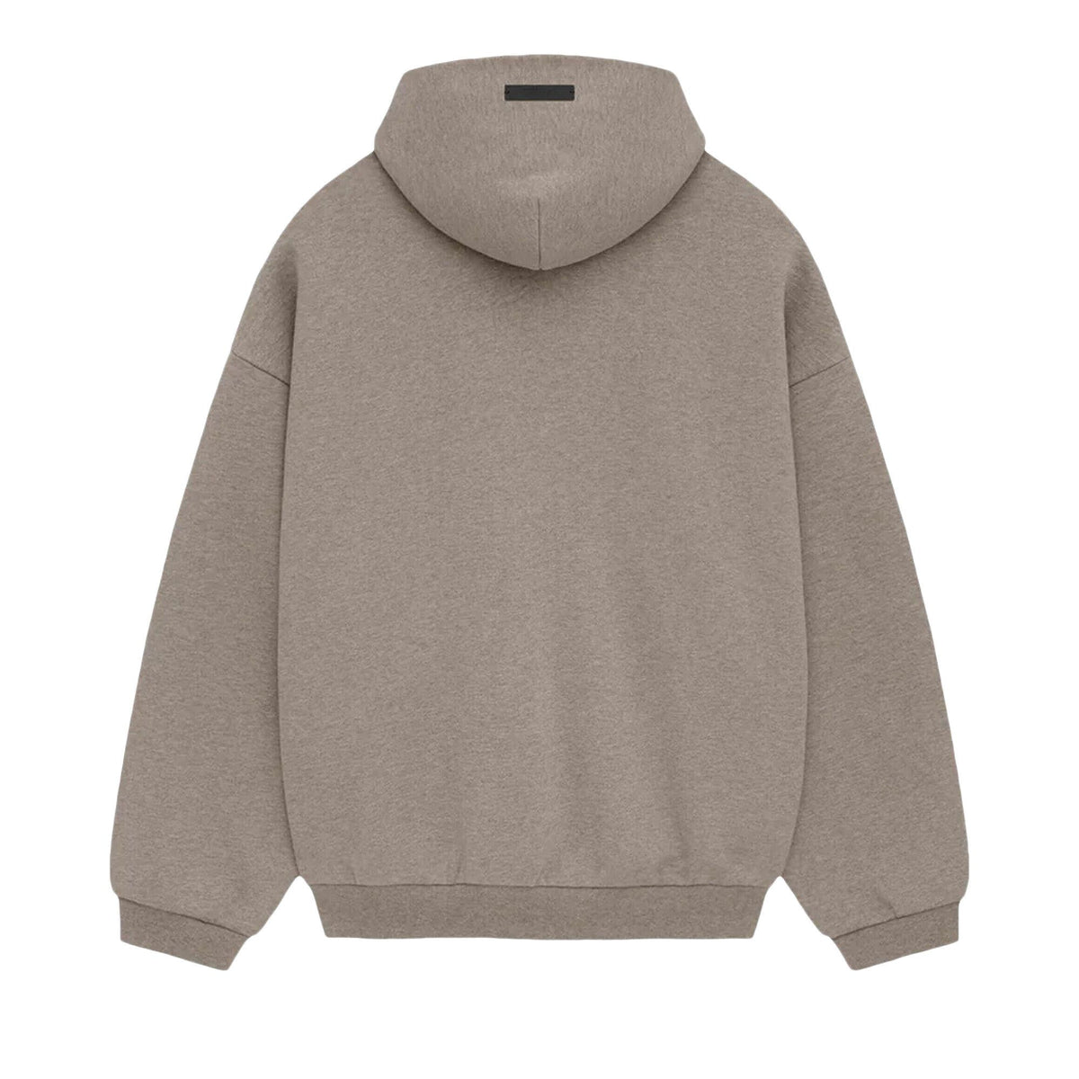 Fear of God Essentials detail du logo en relief pour authentification