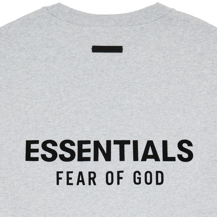 Fear Of God Fear of God Essentials Jersey Crewneck T-Shirt Light Heather Gray