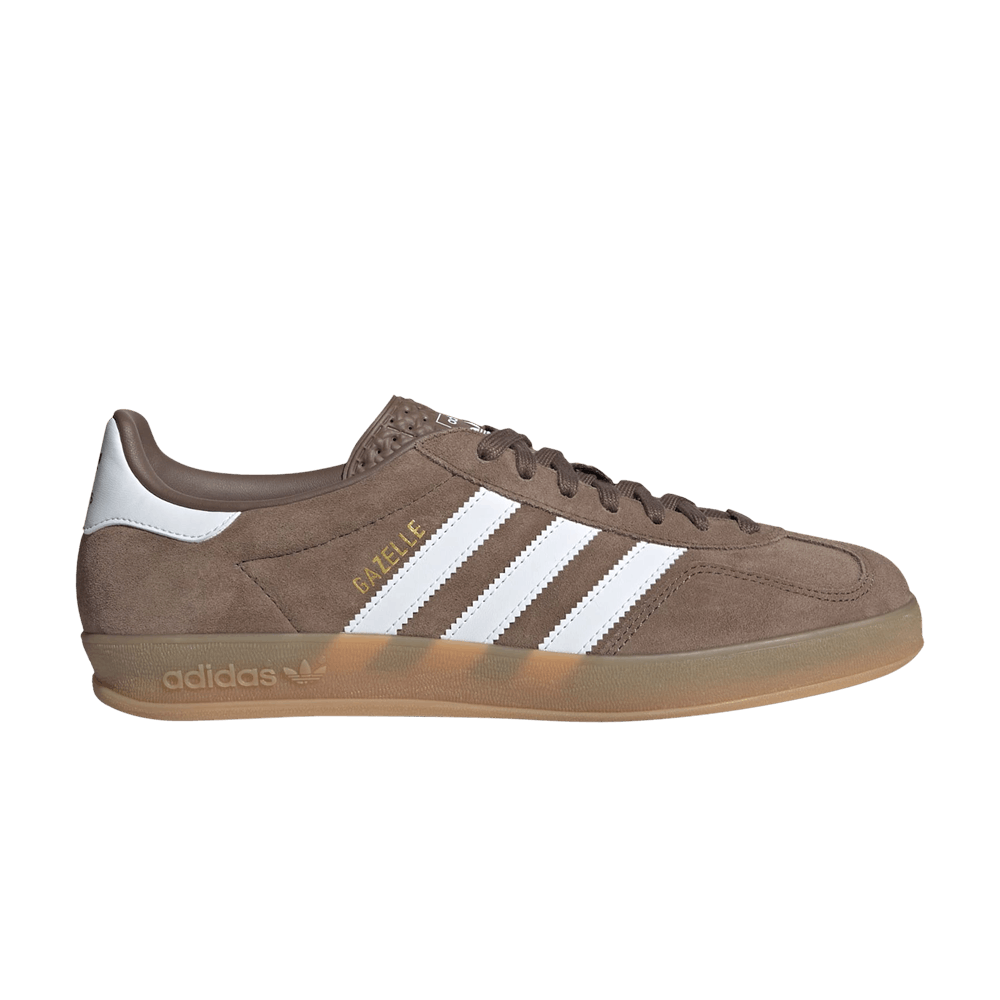 Adidas Gazelle Indoor Earth Strata White Gold Metallic - JQ0175