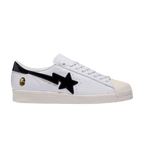Adidas Superstar Vintage Bape White Black - JR2701
