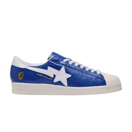 Adidas Superstar Vintage Bape Blue White - JR2702