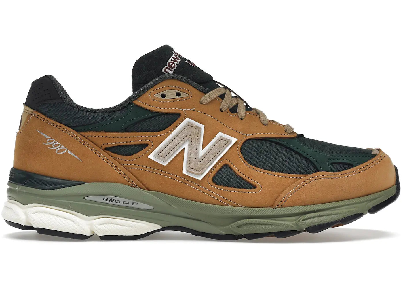 New Balance 990 V3 Made In USA Brown Olive - M990WG3