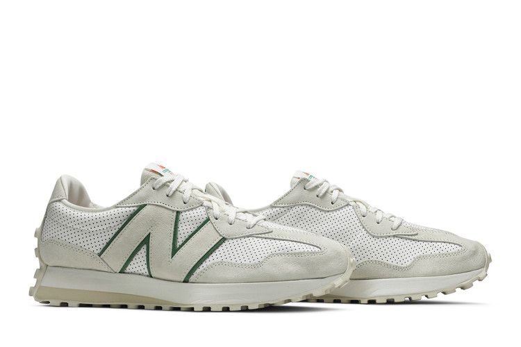 New Balance 327 Casablanca Green Logo