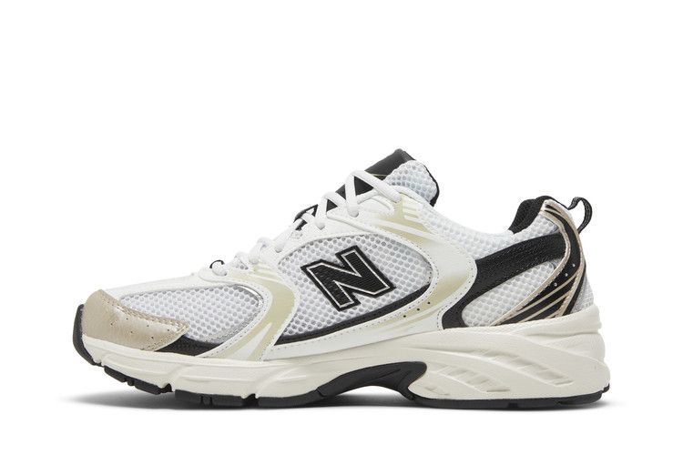 New Balance 530 White Light Gold Metallic