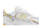 New Balance 530 White Vibrant Apricot Silver Metallic