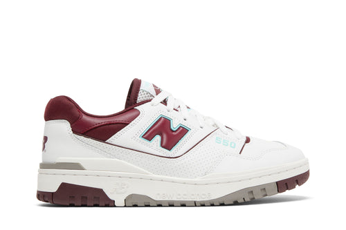 New Balance 550 Burgundy Cyan