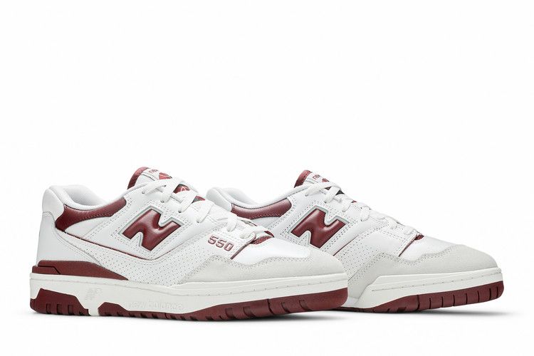 New Balance 550 Sea Salt Burgundy