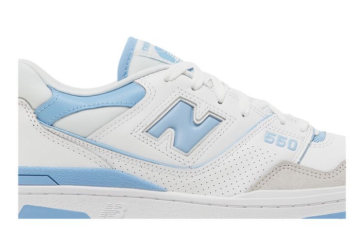 New Balance 550 White Blue Haze Rain Cloud