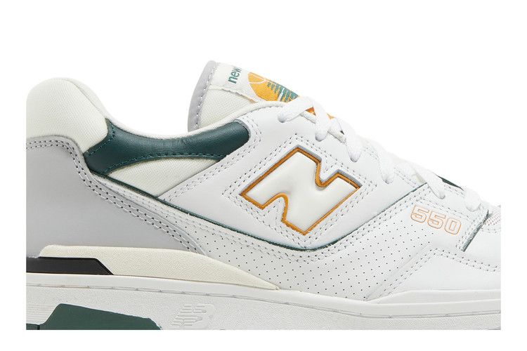 New Balance 550 White Nightwatch Green