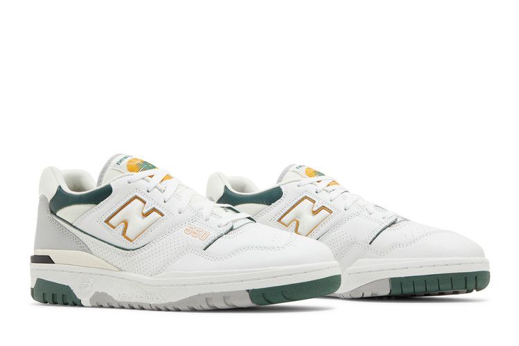 New Balance 550 White Nightwatch Green