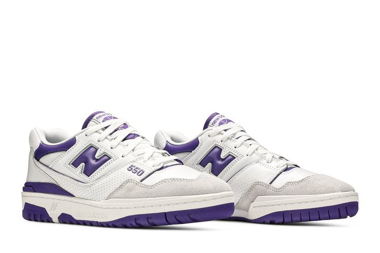 New Balance 550 White Purple