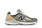 New Balance 990 v3 Made In USA Green Cream