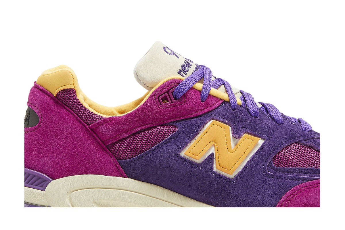New Balance 990v2 Made in USA Teddy Santis Purple Yellow
