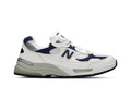 New Balance 992 White Navy