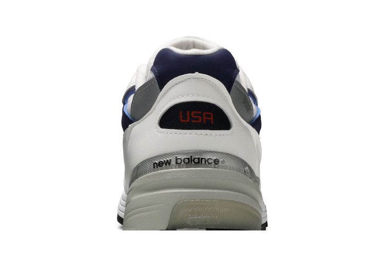 New Balance 992 White Navy
