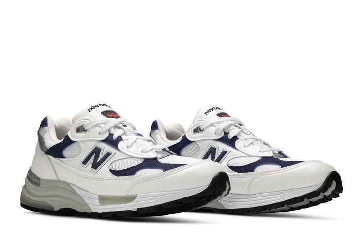 New Balance 992 White Navy