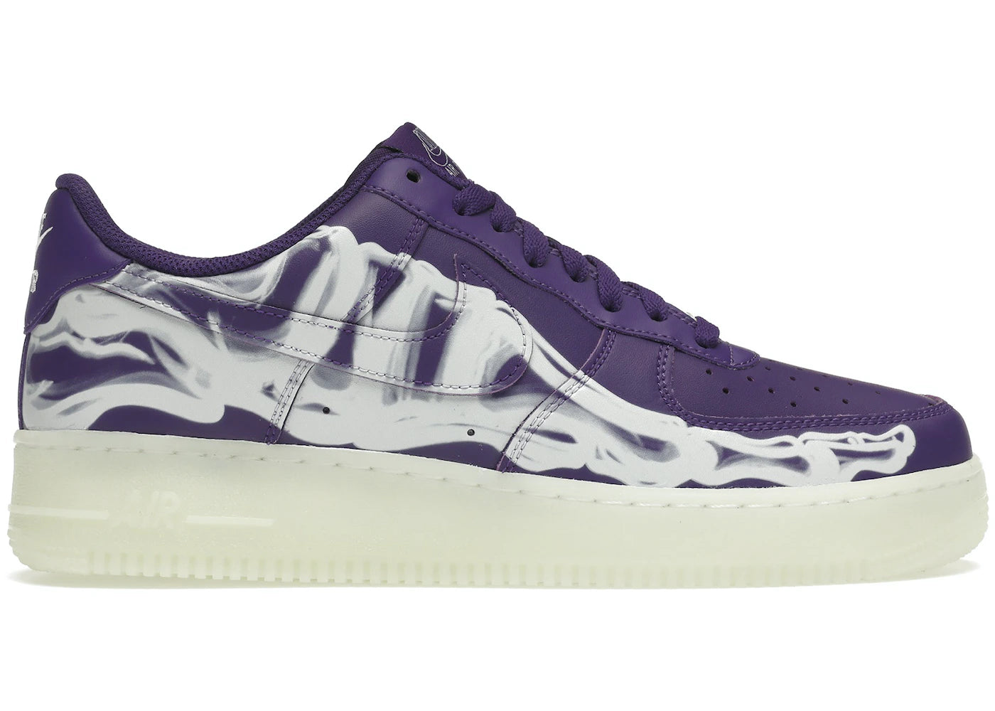 Nike Air Force 1 Low Purple Skeleton Halloween (2021) - CU8067-500