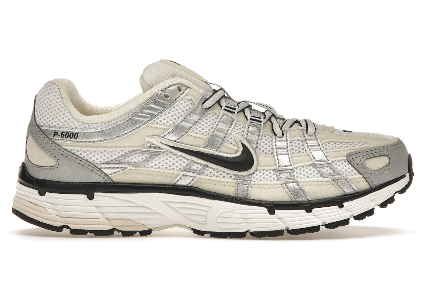 Nike P-6000 Coconut Milk Metallic Silver - FV6603-100