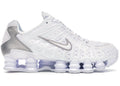 Nike Shox TL White Metallic Silver Max Orange - AR3566-100 / AV3595-100