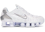 Nike Shox TL White Metallic Silver Max Orange - AR3566-100 / AV3595-100