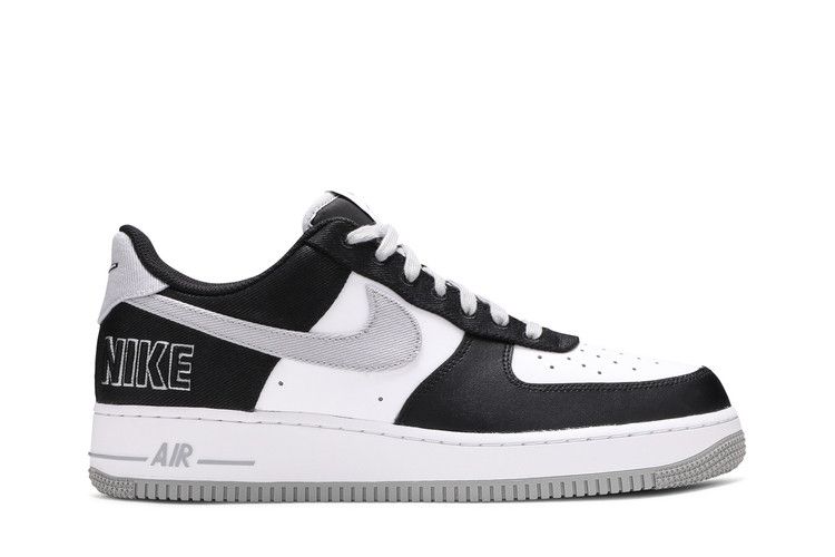 Nike Air Force 1 Low 07 LV8 EMB Black Silver