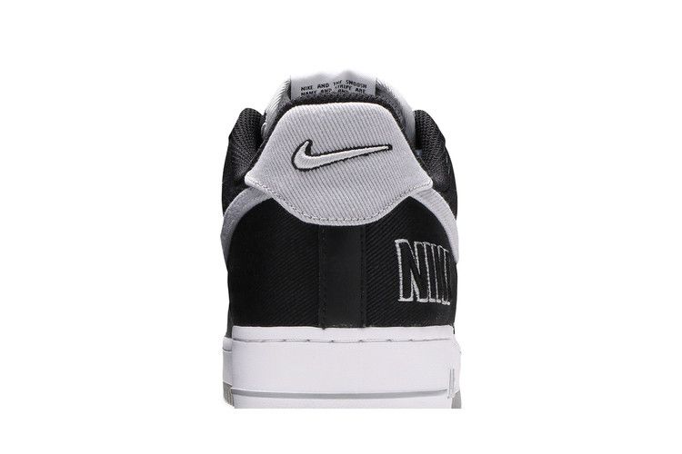 Nike Air Force 1 Low 07 LV8 EMB Black Silver