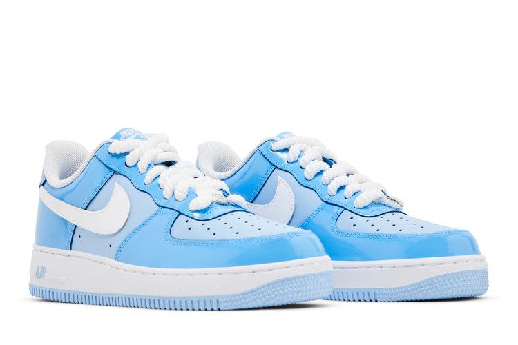 Nike Air Force 1 Low '07 LV8 Phychic Blue White Patent