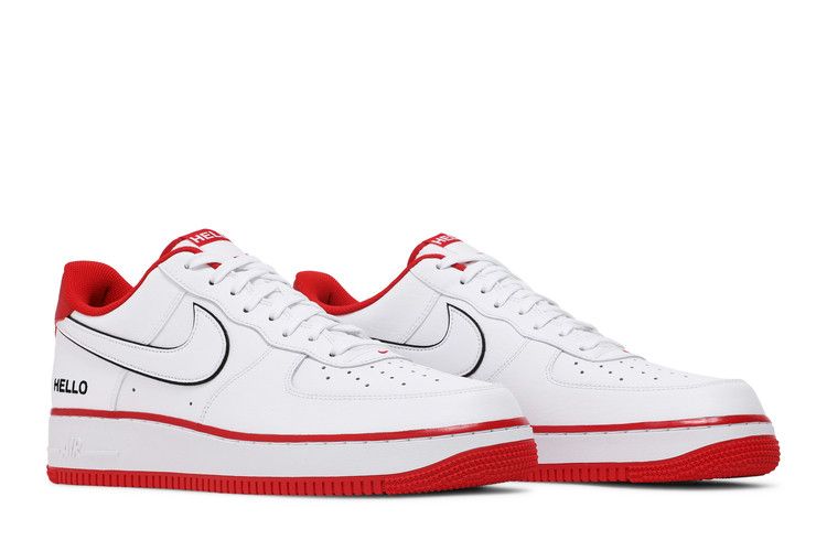 Nike Air Force 1 Low '07 LX Hello White University Red