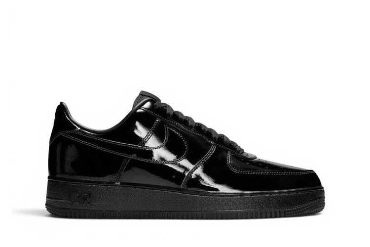 Nike Air Force 1 Low \&07 Premium Black Patent